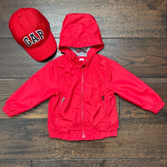 GAP Toddler Windbreaker and Hat - Picture 1 of 10